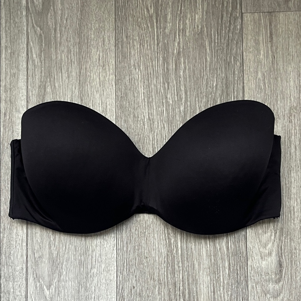 Maidenform Strapless Black Bra - Classic Support